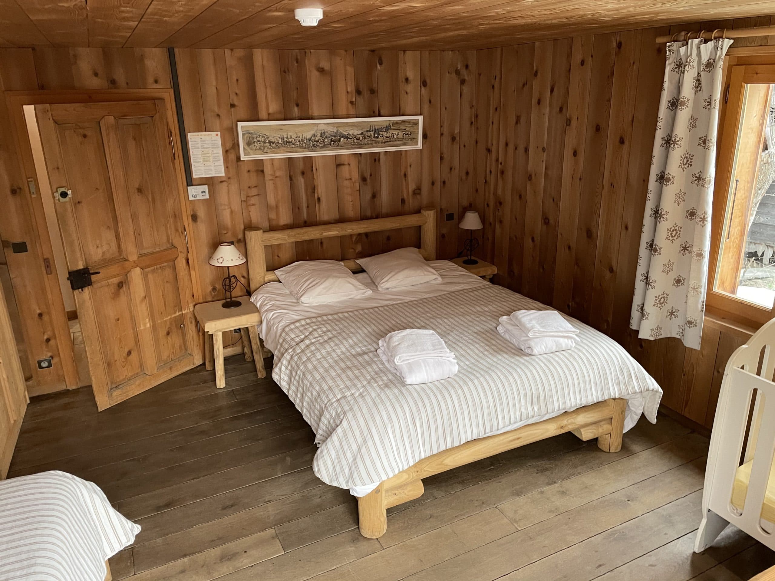 Chambre spacieuse dans un chalet de montagne situé sur la station de Morzine Avoriaz